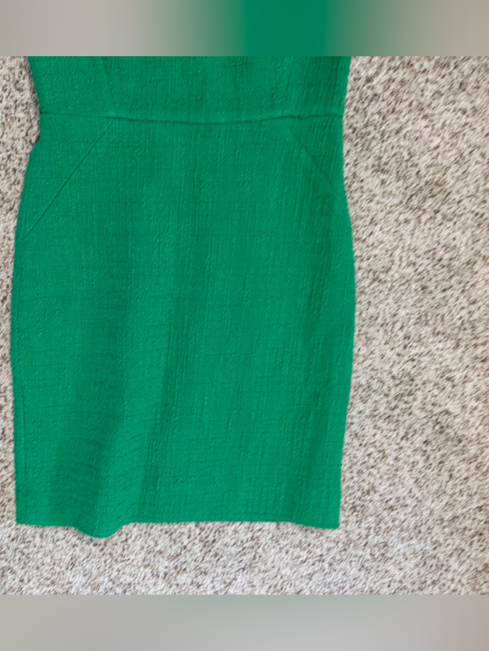 J Crew Tweed Dress Green Black Ric Rac Scallop Trim Sleeveless Size 0P - Picture 4 of 16